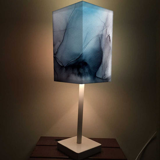 Short Table Lamps for Living Room Fabric Shade Nutcase
