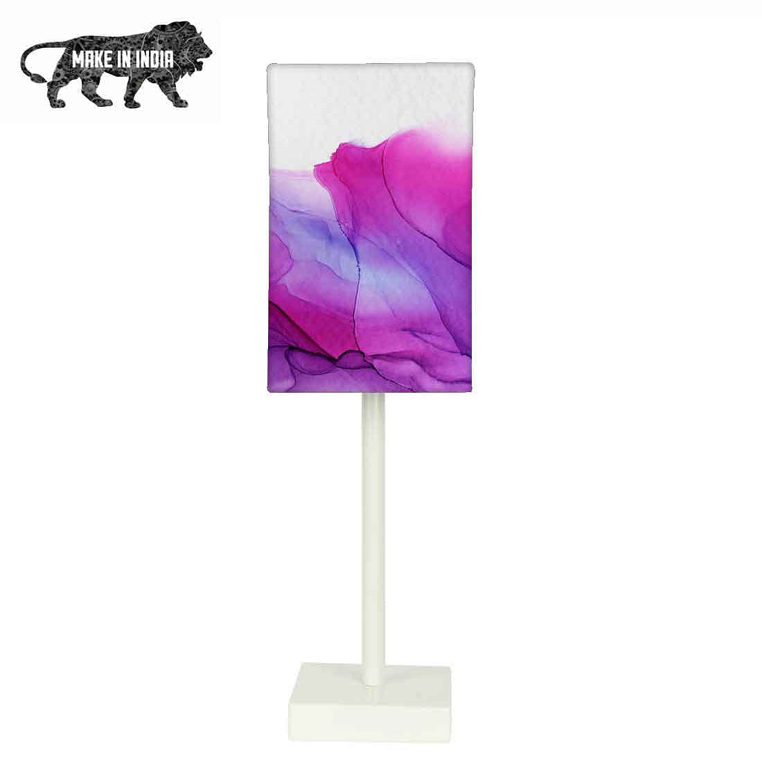 Unique Table Lamps Pink Fabric Shade Nutcase
