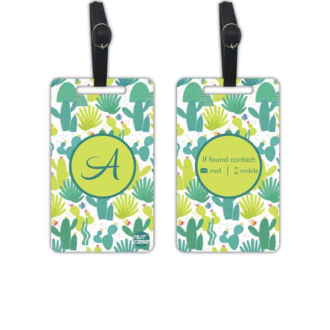 Shop Custom Monogrammed Luggage Tags Online in India – Nutcase