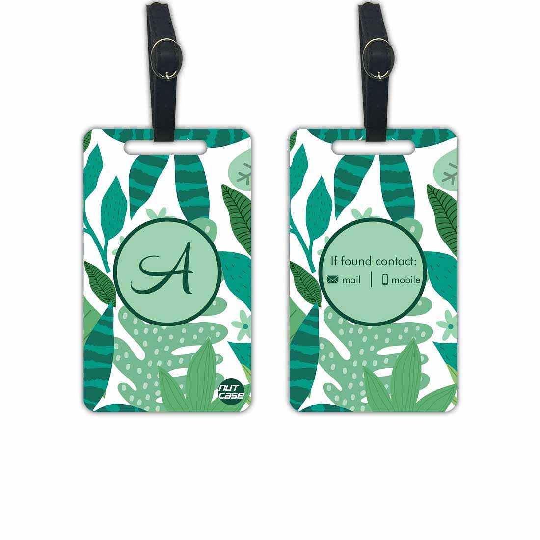 Custom-made Luggage Tags Gift-Set  - Add your Name - Set of 2 Nutcase