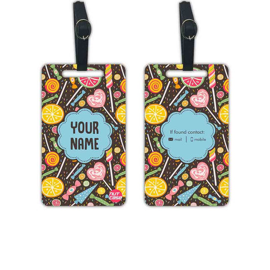 Personalized Luggage Tags for Children - Add your Name - Set of 2 Nutcase