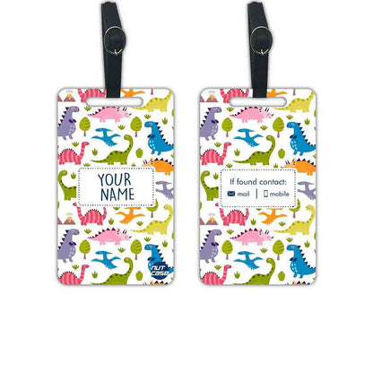 Kids Custom Luggage Tag - Add your Name - Set of 2 Nutcase