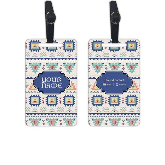 Classic Personalized Bag Luggage Tag - Add your Name - Set of 2 Nutcase