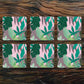 Metal Cool Table Coasters Pack of 6 for Home & Kitchen - Tropical Vibes Nutcase