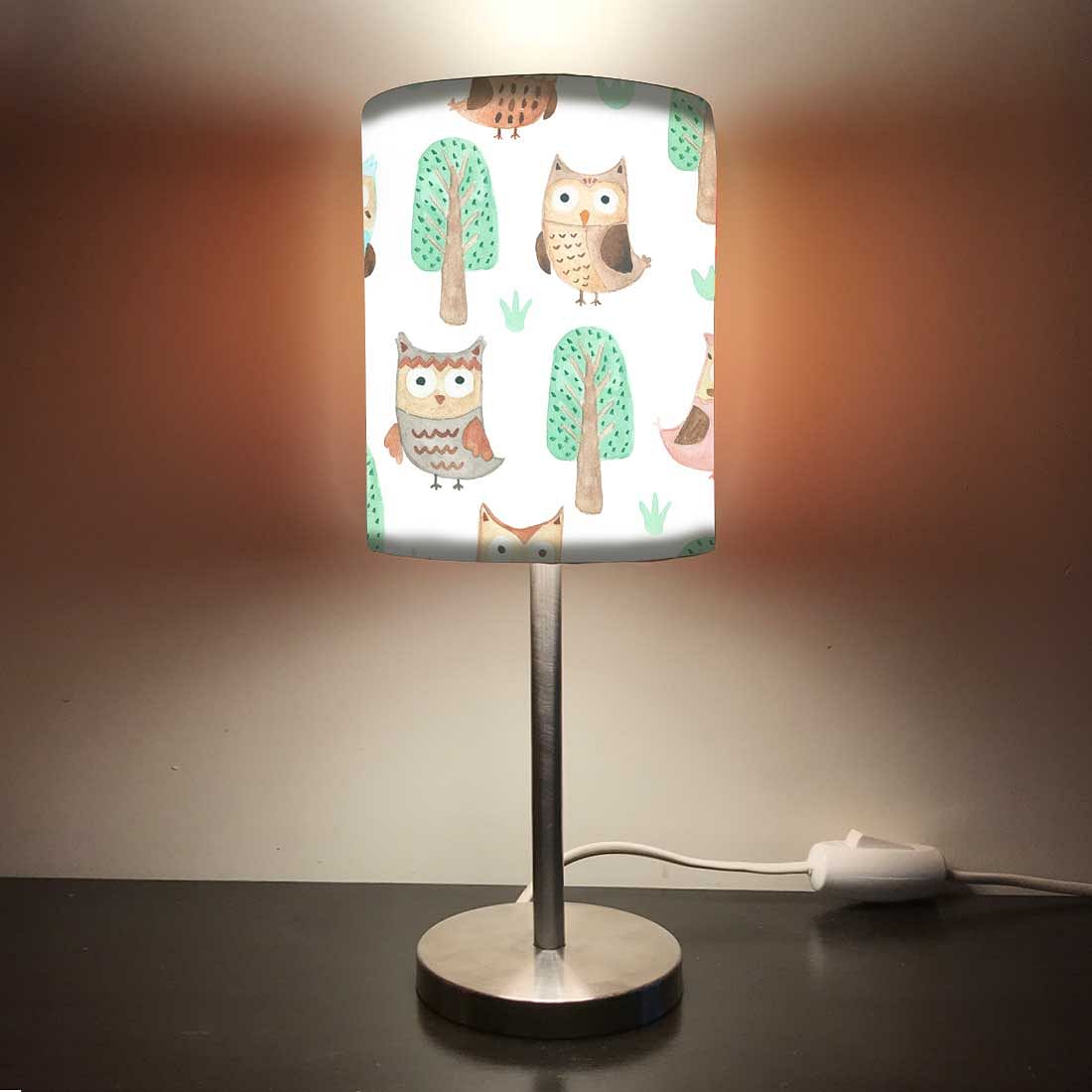 Small Night Lamps for Bedside Lamp - Owl Tree World 0028 Nutcase