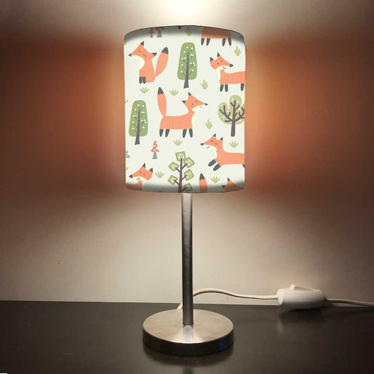 Child Table Lamps for Bedside Light - Foxes Forest 0042 Nutcase