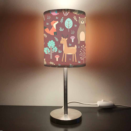 Pretty Kids Night Study Lamps for Bedroom - Forest Life 0054 Nutcase