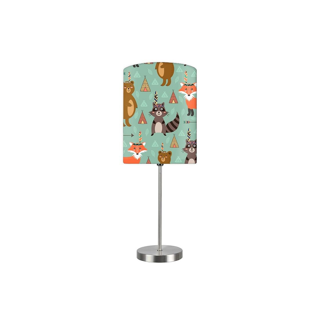 Cute Printed Kids Lamps for Bedroom - Bear Camp 0066 Nutcase