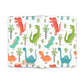 Designer Passport and Luggage Tag Set for Kids - Dinosaurs