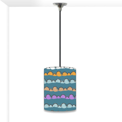 Modern Outdoor Pendant Lamp - Clouds of Color Nutcase