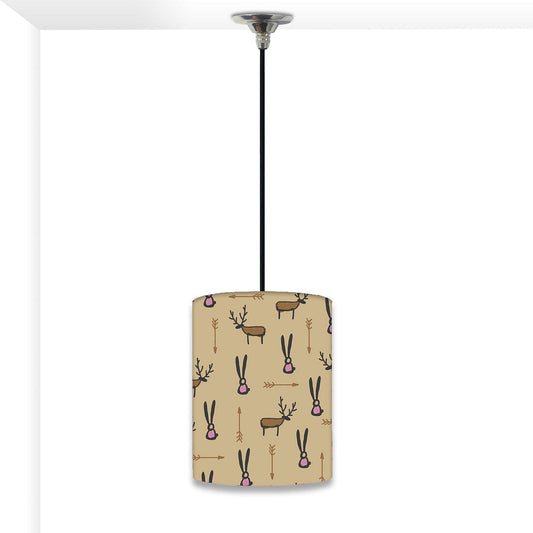 Designer Pendant Lamp Shade - Animal Moose Nutcase