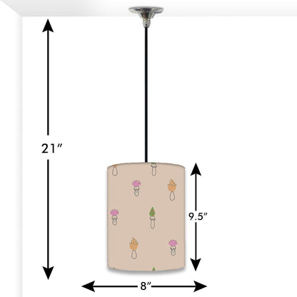 Small Ceiling Pendant Lamp - Flower Nutcase