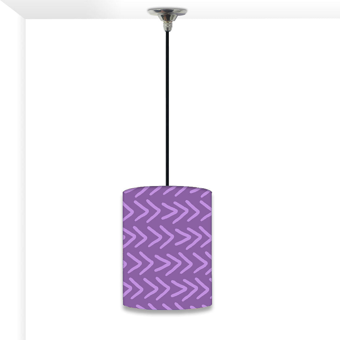 Outdoor Hanging Pendant Lamp - Purple Lines Nutcase