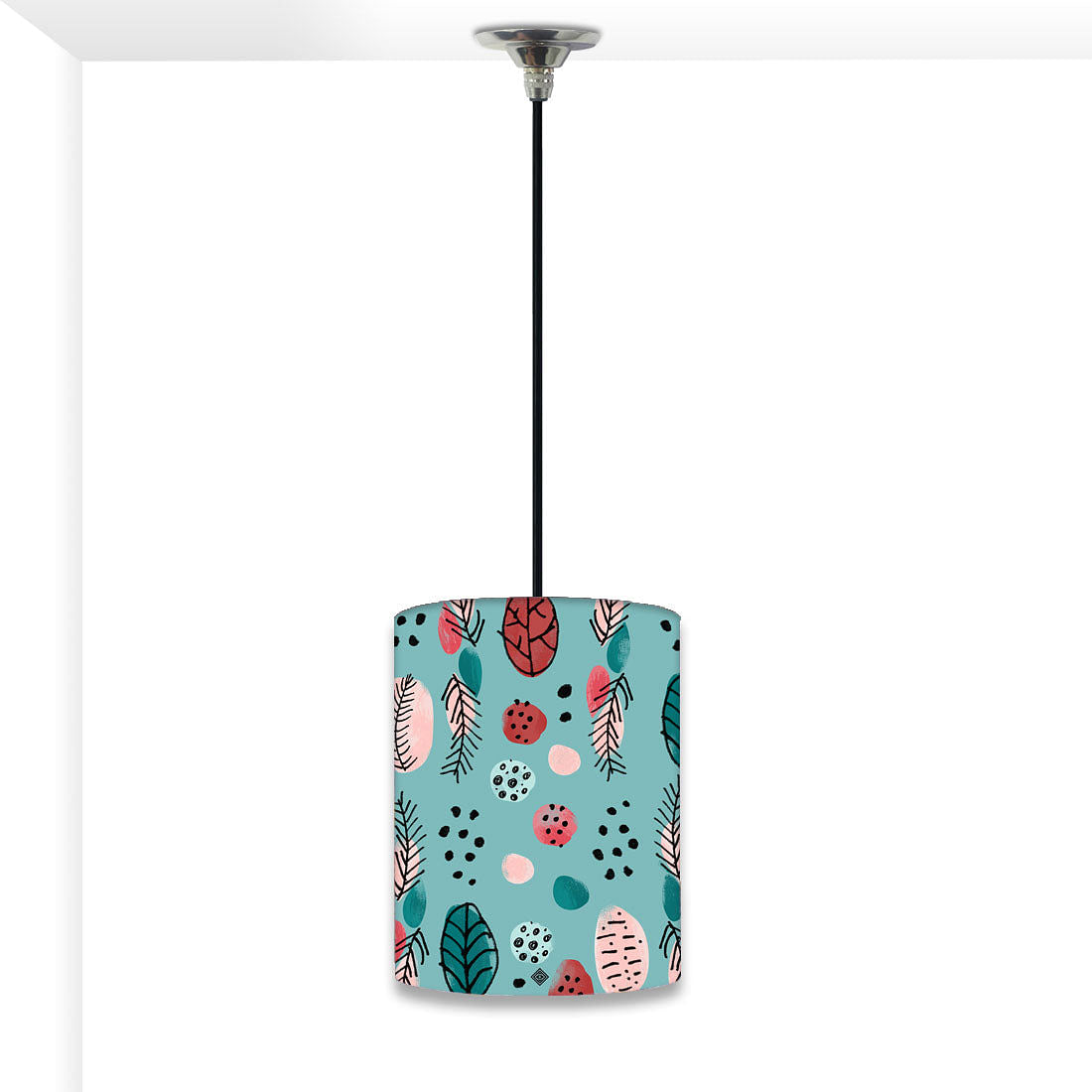 Ceiling Hanging Pendant Lamp - Leaves & Dots Nutcase