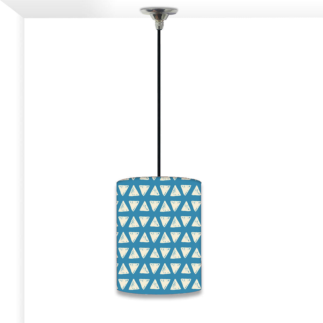 New Ceiling Pendant Lamp - White Triangle Nutcase