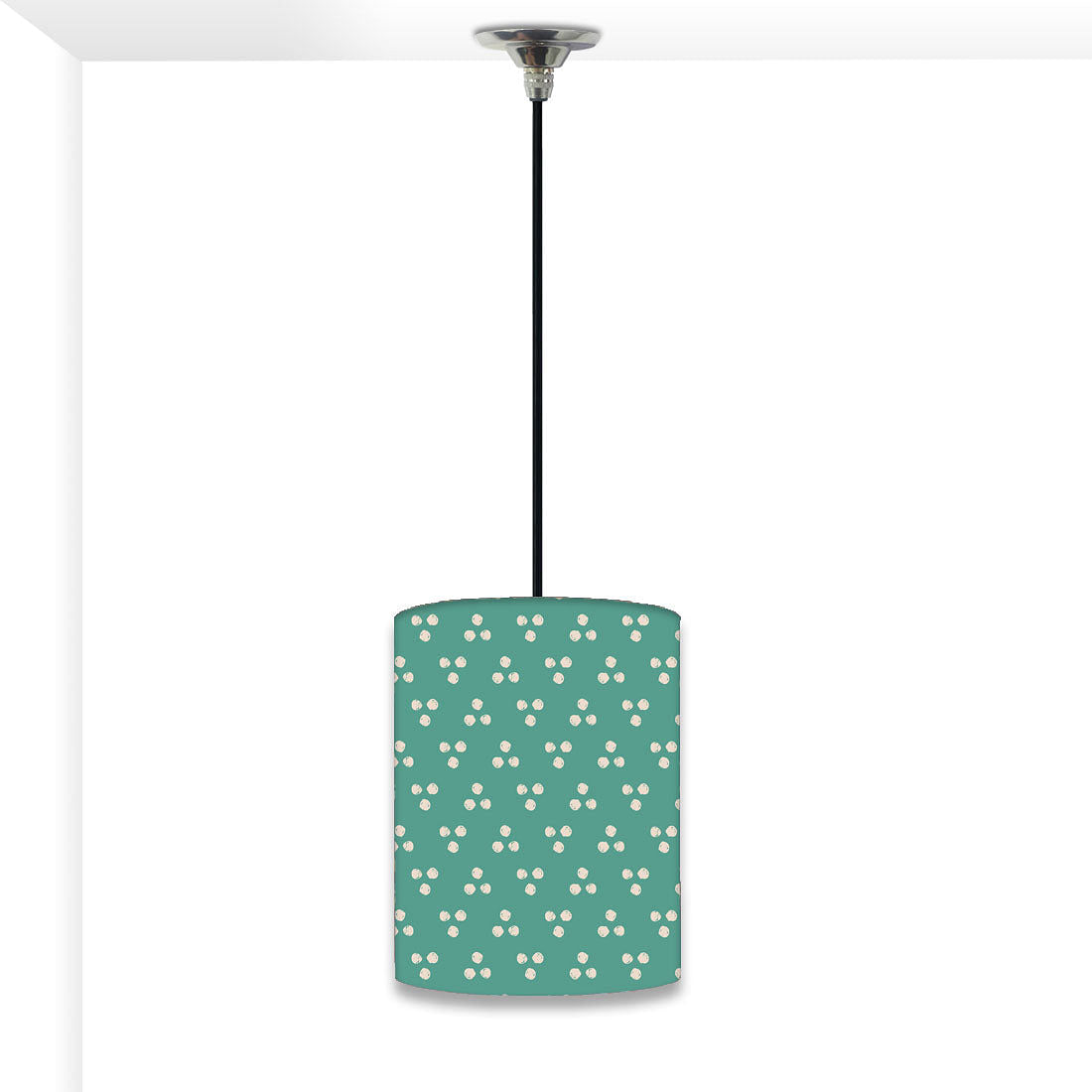 Modern Outdoor Pendant Lamp - Green Dots Nutcase