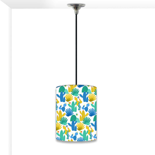 Beautiful Outdoor Pendant Lamp - Yellow Cactus Nutcase