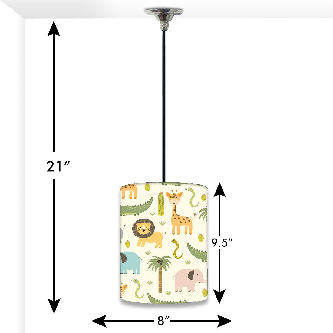 Kids Ceiling Pendant Lamp - Cute Animals Nutcase