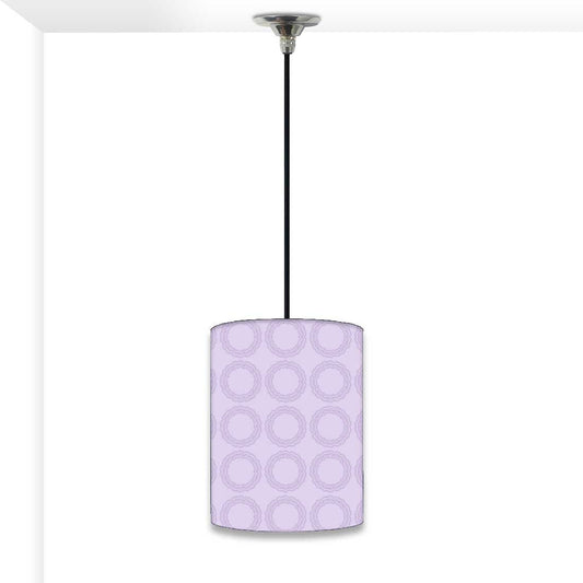 New Bedroom Pendant Lamp - Purple Circle Pattern Nutcase