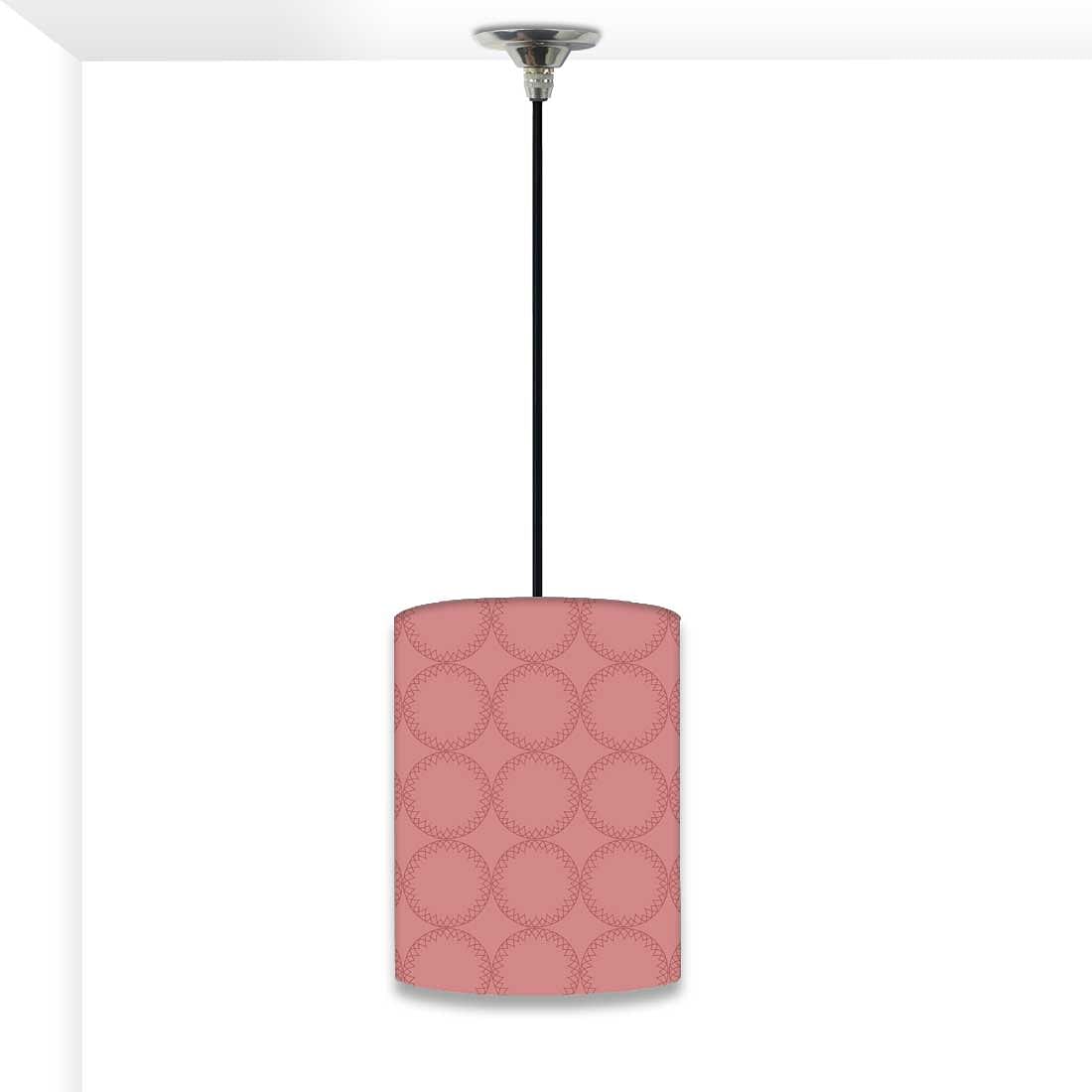 Cool Hanging Pendant Lamp - Peach Circles Nutcase
