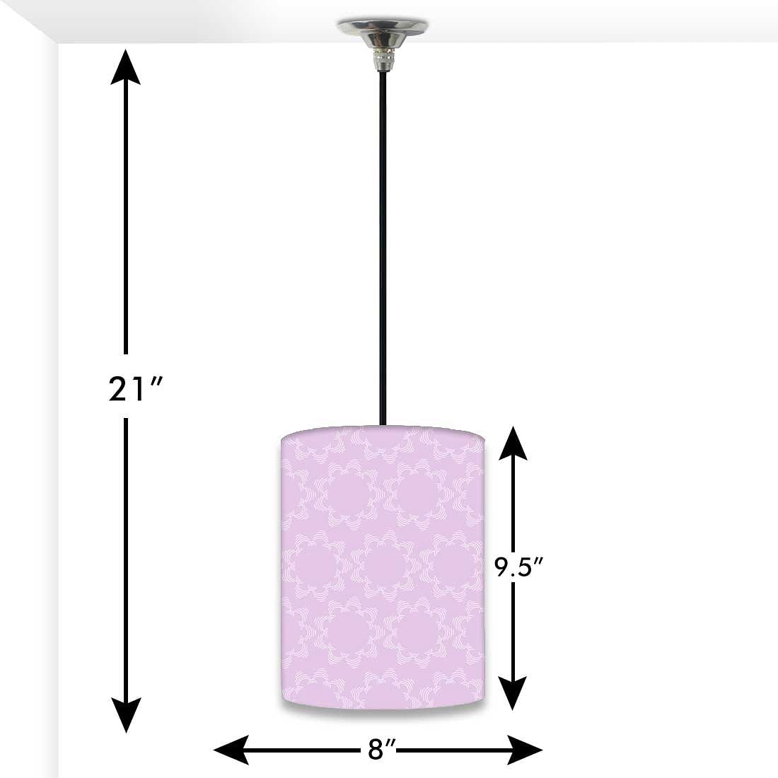 Designer Cool Ceiling Pendant Lamp - Purple Star Pattern Nutcase