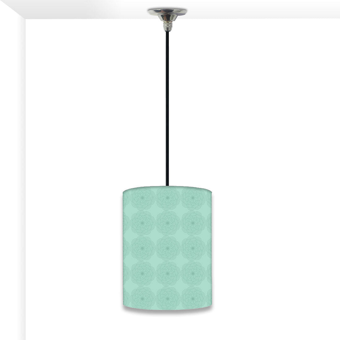 Designer Flower Ceiling Pendant Lamp - Geometrical Flower Green Nutcase