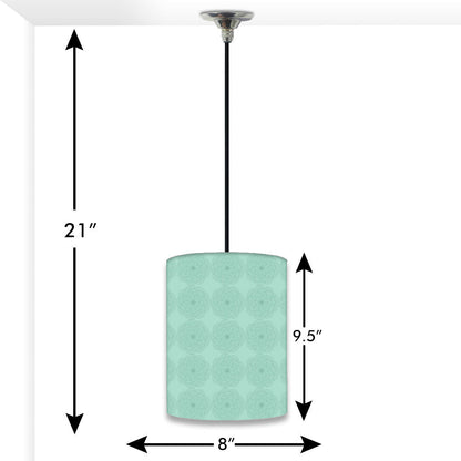 Designer Flower Ceiling Pendant Lamp - Geometrical Flower Green Nutcase