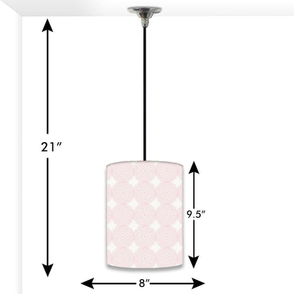 New Outdoor Hanging Pendant Lamp - Pink Geometrical Flower Nutcase