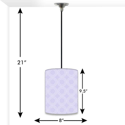 Cool Hanging Pendant Lamp - Purple Geometric Flower Nutcase