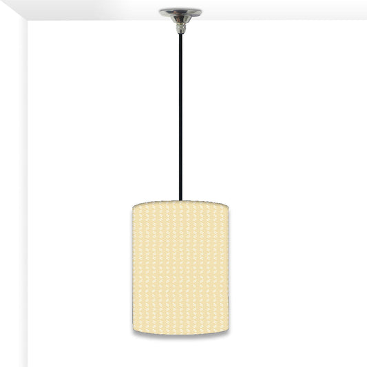 Living Room Pendant Lamp -Yellow Leaf Pattern Nutcase