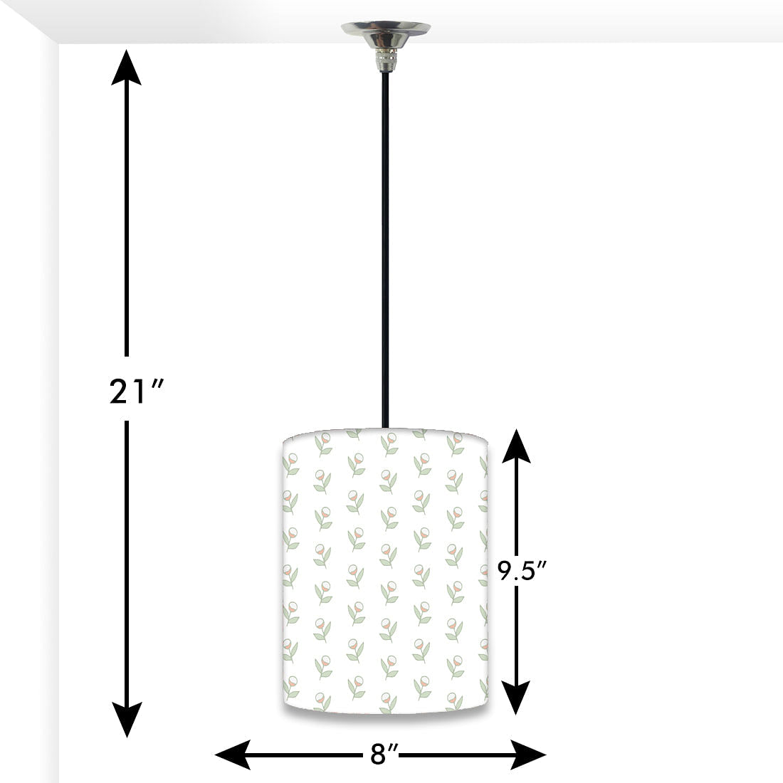 New Bedside Hanging Pendant Lamp - Flower Pattern Nutcase