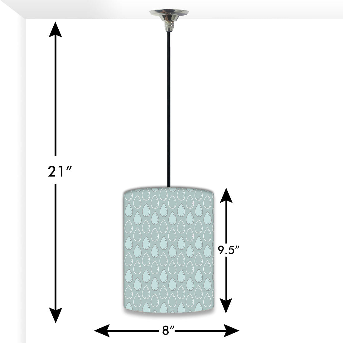 Designer Ceiling Hanging Pendant Lamp - Droplets Nutcase