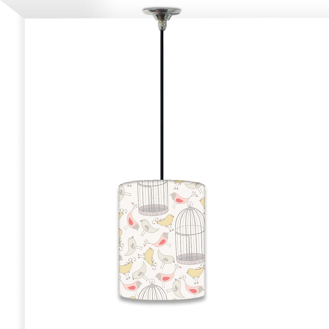 Modern Hanging Pendant Lamp - Bird Cage Nutcase