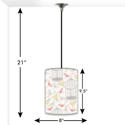 Modern Hanging Pendant Lamp - Bird Cage Nutcase