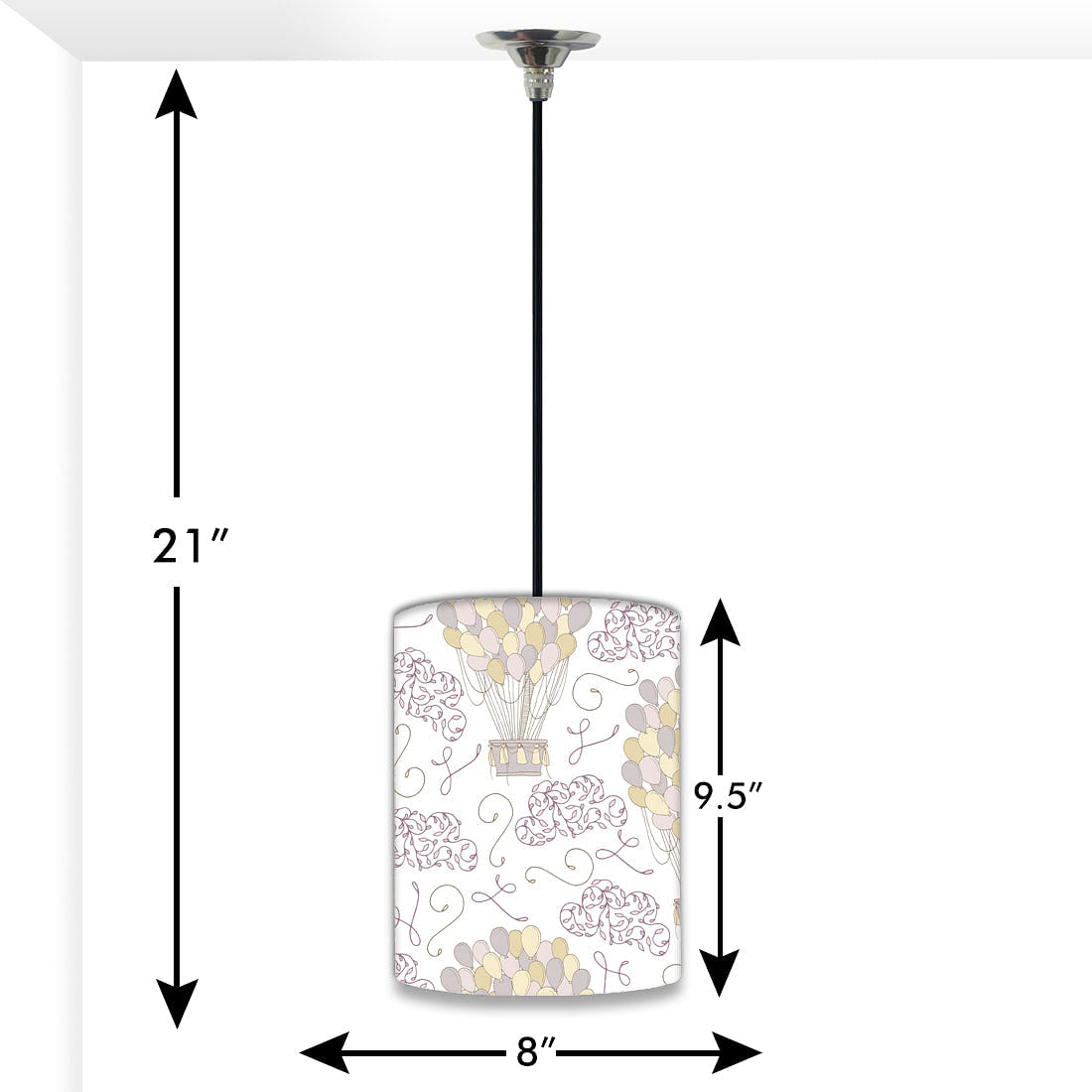 Best Hanging Pendant Lamp - Hot Air Balloon Nutcase