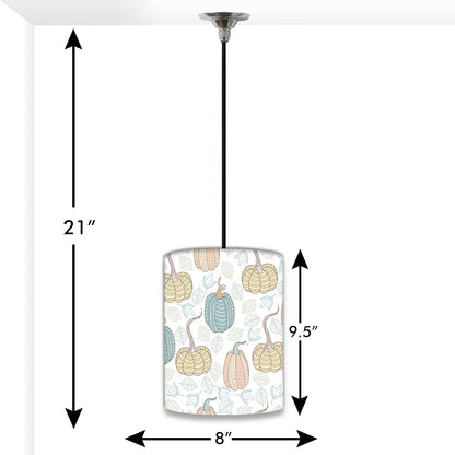 Nursery Hanging Pendant Lamp - Pumpkin Nutcase