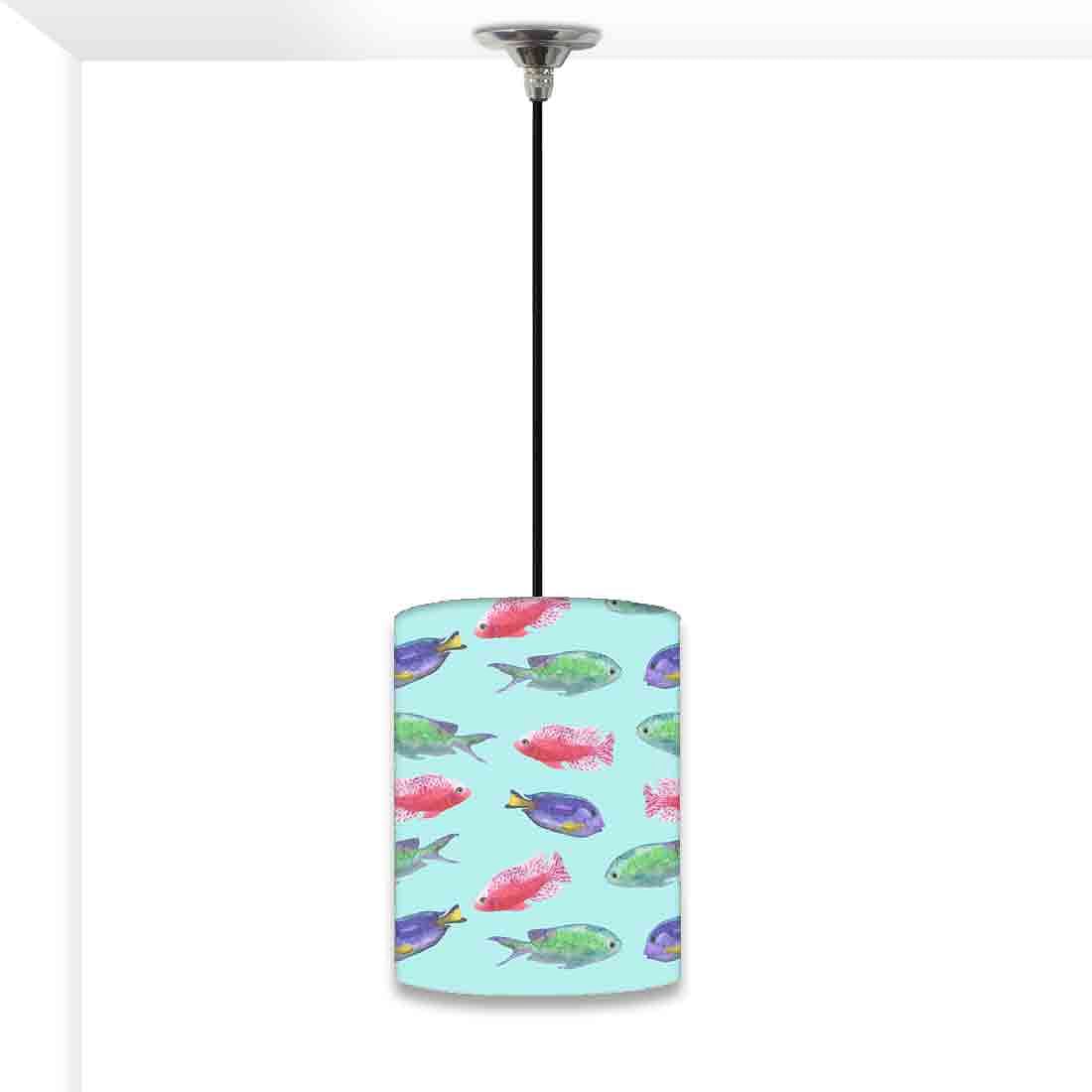 Ceiling Hanging Pendant Lamp Shade - Sweet Fishes Nutcase