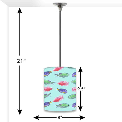 Ceiling Hanging Pendant Lamp Shade - Sweet Fishes Nutcase