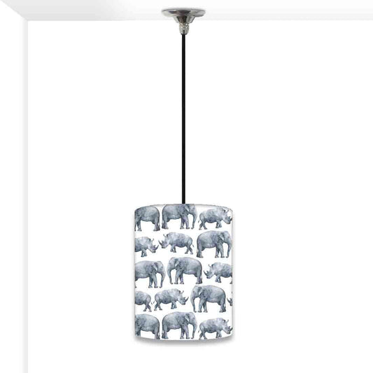 Ceiling Hanging Pendant Lamp Shade - Elephants Nutcase