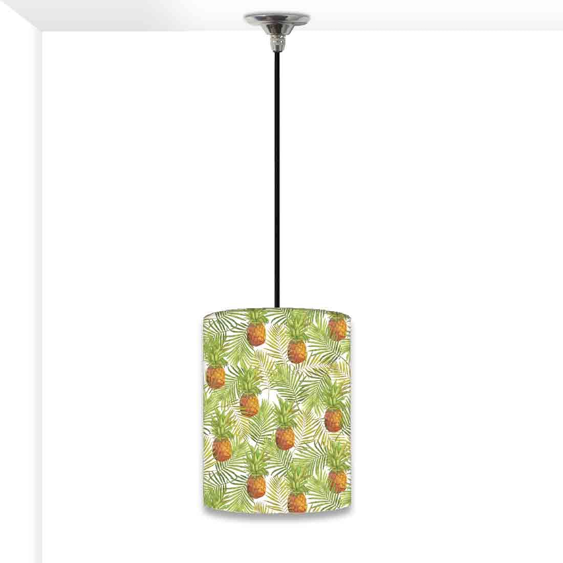 Ceiling Hanging Pendant Lamp Shade - Tropical Pineapples Nutcase