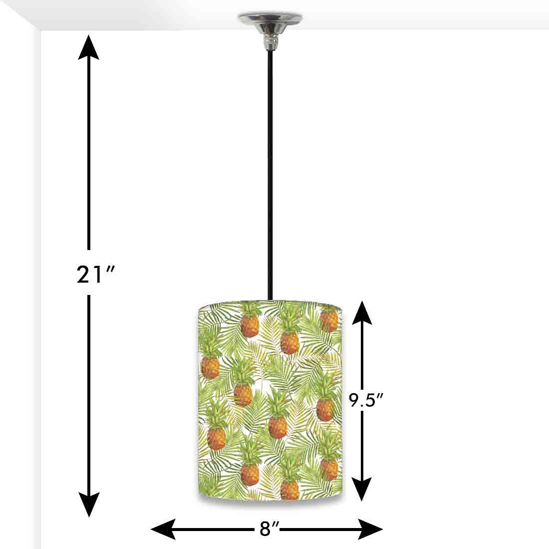 Ceiling Hanging Pendant Lamp Shade - Tropical Pineapples Nutcase