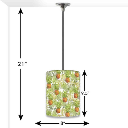 Ceiling Hanging Pendant Lamp Shade - Tropical Pineapples Nutcase