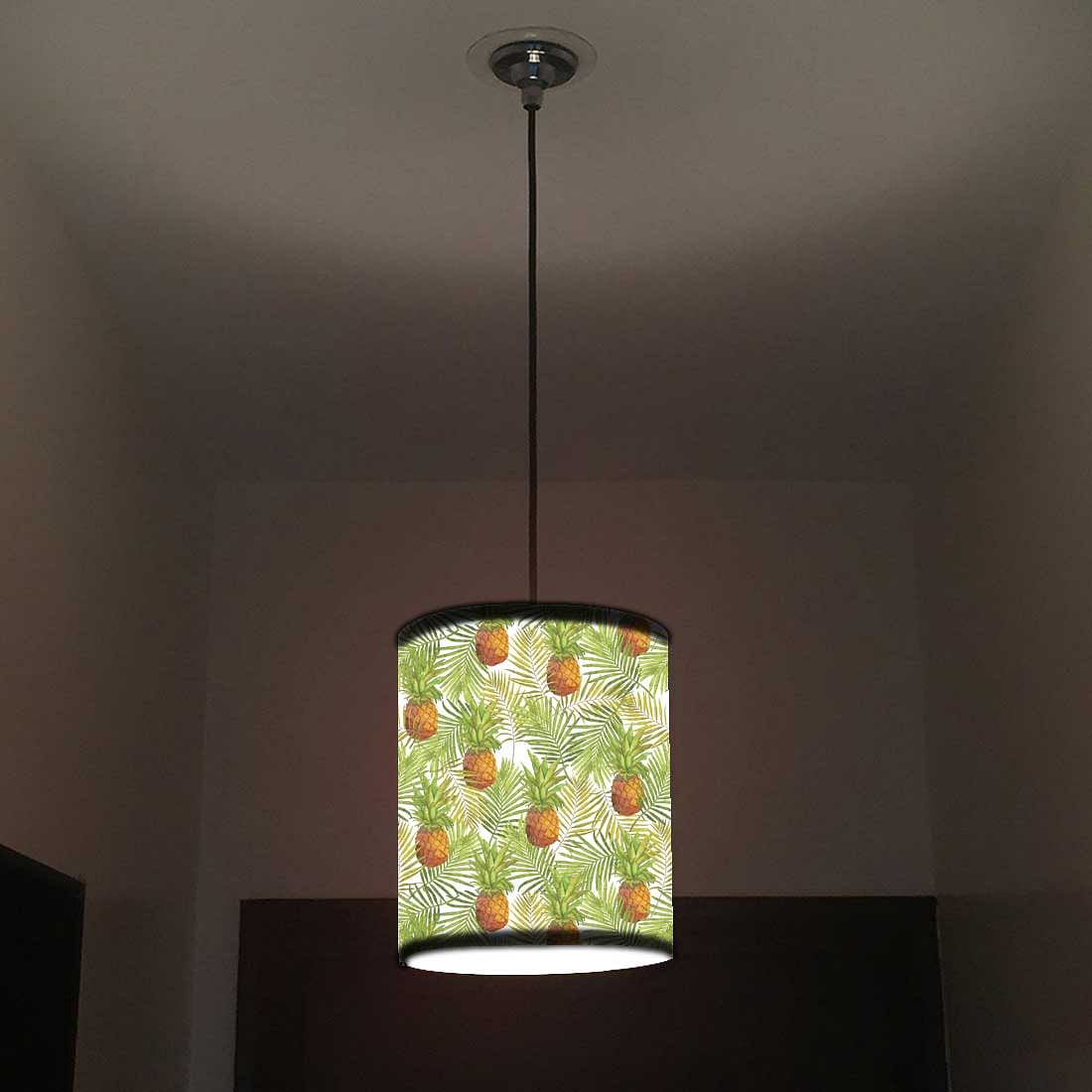 Ceiling Hanging Pendant Lamp Shade - Tropical Pineapples Nutcase