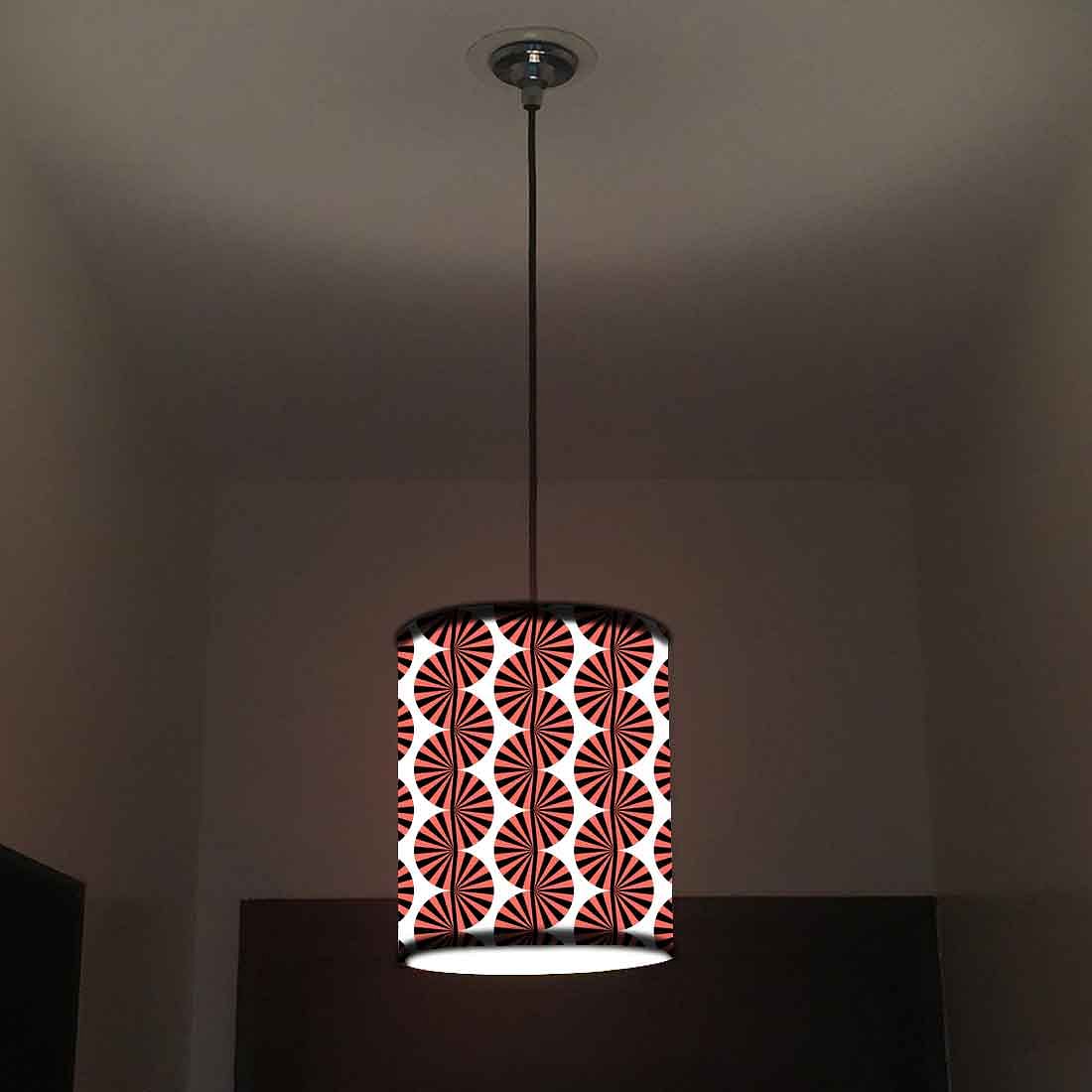 Ceiling Hanging Pendant Lamp Shade - Brown Retro Art Nutcase