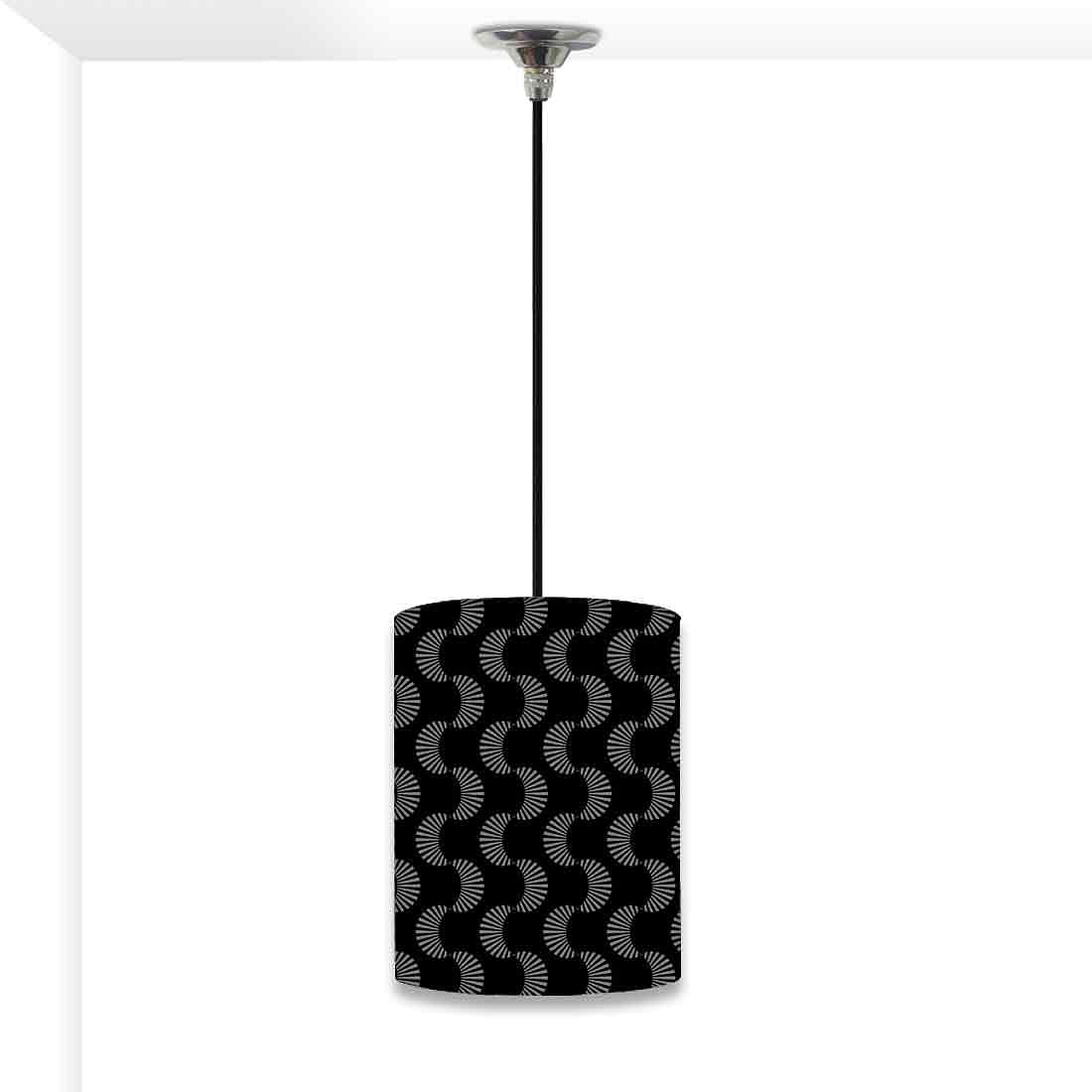 Ceiling Hanging Pendant Lamp Shade - Black Retro Design Nutcase
