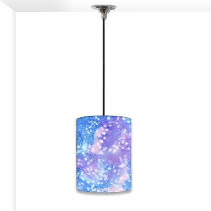 Ceiling Hanging Pendant Lamp Shade - Arctic Space Purple Watercolor Nutcase