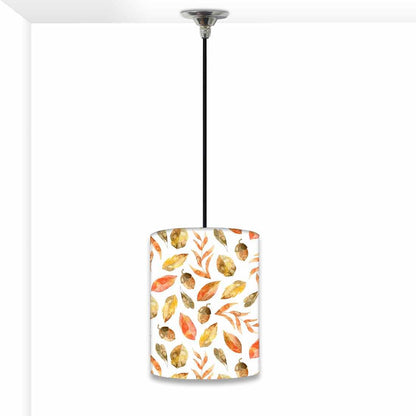 Ceiling Hanging Pendant Lamp Shade - Orange Leaf Nutcase