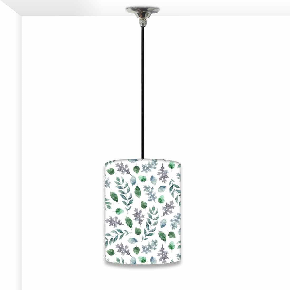 Ceiling Hanging Pendant Lamp Shade - Green Leaf Nutcase