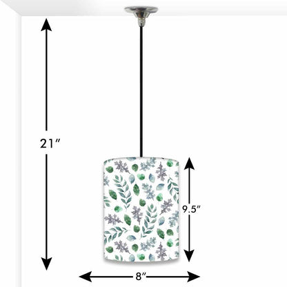 Ceiling Hanging Pendant Lamp Shade - Green Leaf Nutcase