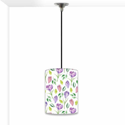 Ceiling Hanging Lights for Kitchen Lamp - Purple Flower 0178 Nutcase